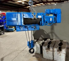 Demag 6 Ton Electric Wire Rope Hoist, EKDH316H12KN2, 12 Lift, 460-3-60V