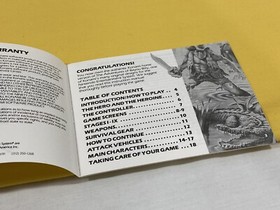 1989 NINTENDO NES The Adventures Of Bayou Billy Instruction Booklet Manual ONLY