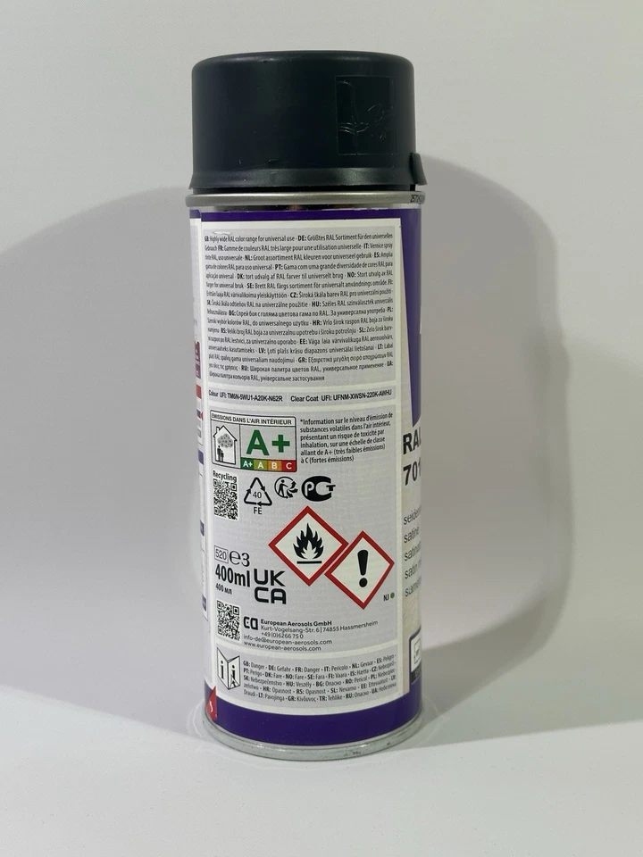 12x DUPLI COLOR 126192 Buntlackspray Aerosol Art RAL 7016 anthrazitgrau sdm. - Bild 4 von 4