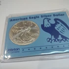 1998 $1 American Silver Eagle Dollar in a Littleton Holder