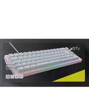 Xtrfy K5 RGB LED Compact 65 Mechanical Wired Gaming Keyboard White Brand New