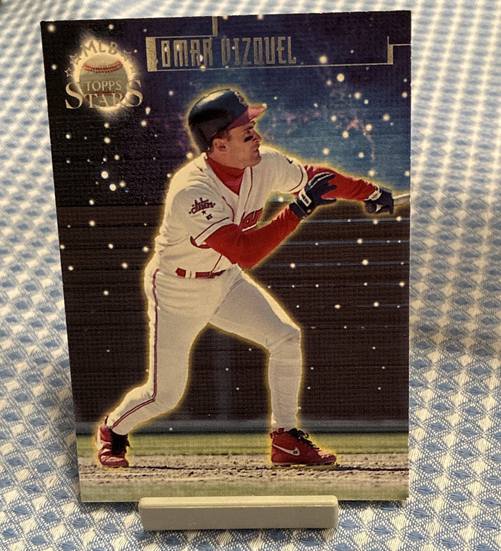 Topps 1998 Topps Stars Omar Vizquel Cleveland Indians #37 MLB Card