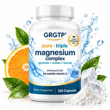 Magnesium Complex - Glycinate, Malate, Taurate Vitamin C, Nerve Function Support