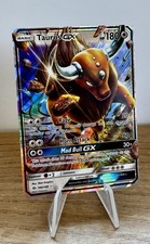 tauros gx pokemon card value Pokemon Sun and Moon Base Set Ultra Rare Holo Tauros GX #100