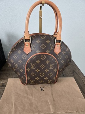 Louis Vuitton Ellipse Satchel PM Brown Leather/Canvas