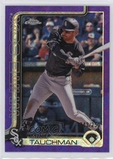 2025 Topps Chrome Logofractor Edition Purple Refractor 43/250 Mike Tauchman bc8