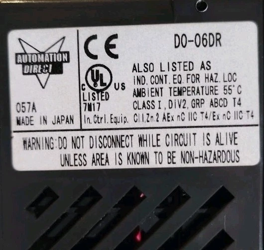 Automation Direct D0-06DR Koyo Direct Logic 06 Processor Module - Image 4 of 4