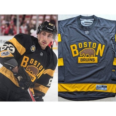 Boston Bruins 2016-2017 Classic Reebok jersey SWEATER M 3rd blk