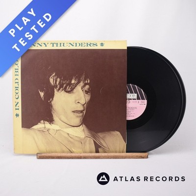 Johnny Thunders In Cold Blood First Press France 12'' + LP Vinyl Record - VG+/VG+
