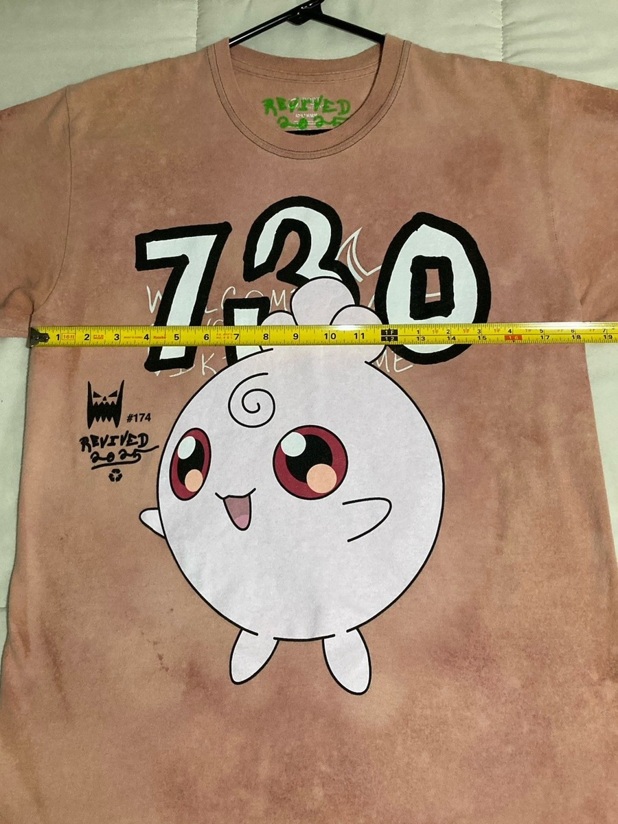 Asspizza x Pokemon Gen2 x 730 Printing Revived Igglybuff T-shirt
