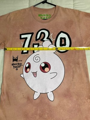 Asspizza x Pokemon Gen2 x 730 Printing Revived Igglybuff T-shirt