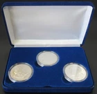 LOT OF 3 MORGAN SILVER DOLLARS 90% US NEW ORLEANS MINT 1886 1897 1891 O NR