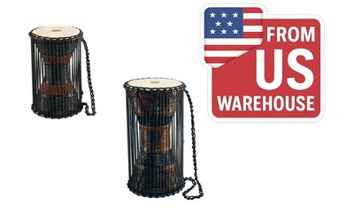 MusicIsElementary African Talking Drum 8''x16''   Traditional Hourglass Design.