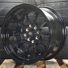 Mst Mt-11 15x8 15x9 0 Offset Staggered 4x100114.3 10 Spokes Gloss Black Wheels