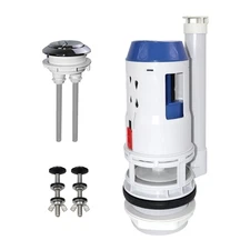 Dual Flush Valve Repair Kit 3 Inch 2 Piece Toilet Top Push Replacement Set
