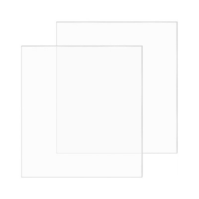 2 Stück Acryl Stanzen Platten Stanzmatten Klar 7,8x6 Zoll Vielseitig Standard