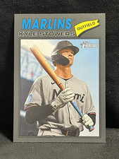 2026 Topps Heritage Kyle Stowers Miami Marlins Dark Grey Border #395