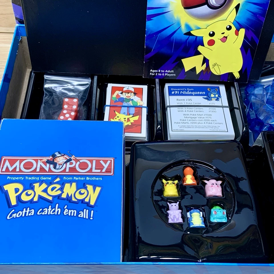 Juego de Mesa Monopoly Pokémon Edición Coleccionista - Completo, Caja Dañada LEER VER Foto 4 de 4