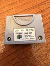 N64 Controller Pak NUS-004 OEM Official Nintendo 64 Memory Card - Tested  Works