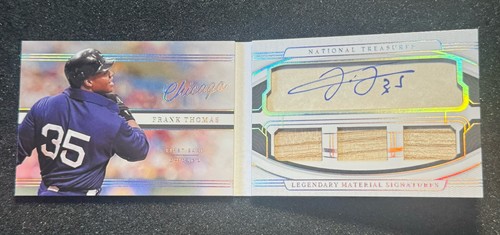 2022 Panini National Treasures Frank Thomas Patch Auto BOOKLET 3/10 #LMSB-FT HOF