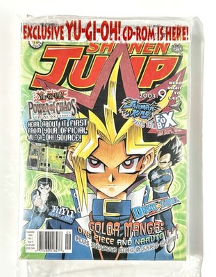 Shonen Jump Sept 2003 Volume 1 Issue 9 Manga Magazine Yu-Gi-Oh CD-ROM SEALED