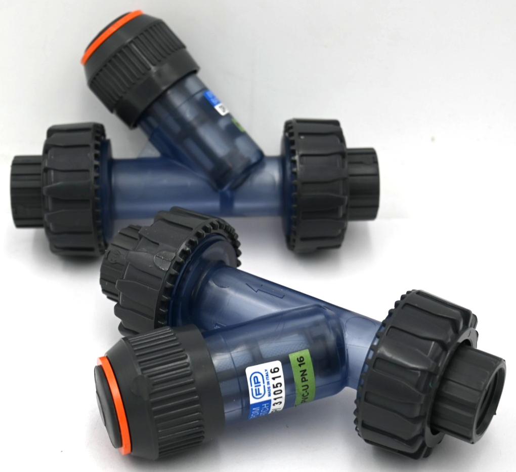 PVC-U Sediment Strainer Y-Pattern Filter 1/2 Inch