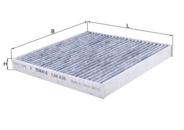 Knecht Innenraumfilter Lak 636 Aktivkohlefilter FüR CitroËN Mitsubishi Peugeot 3-image