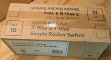DEAKO DS-SS4N-WHNL-UCX Simple Rocker Switch (1/3/4-Way) New in Box