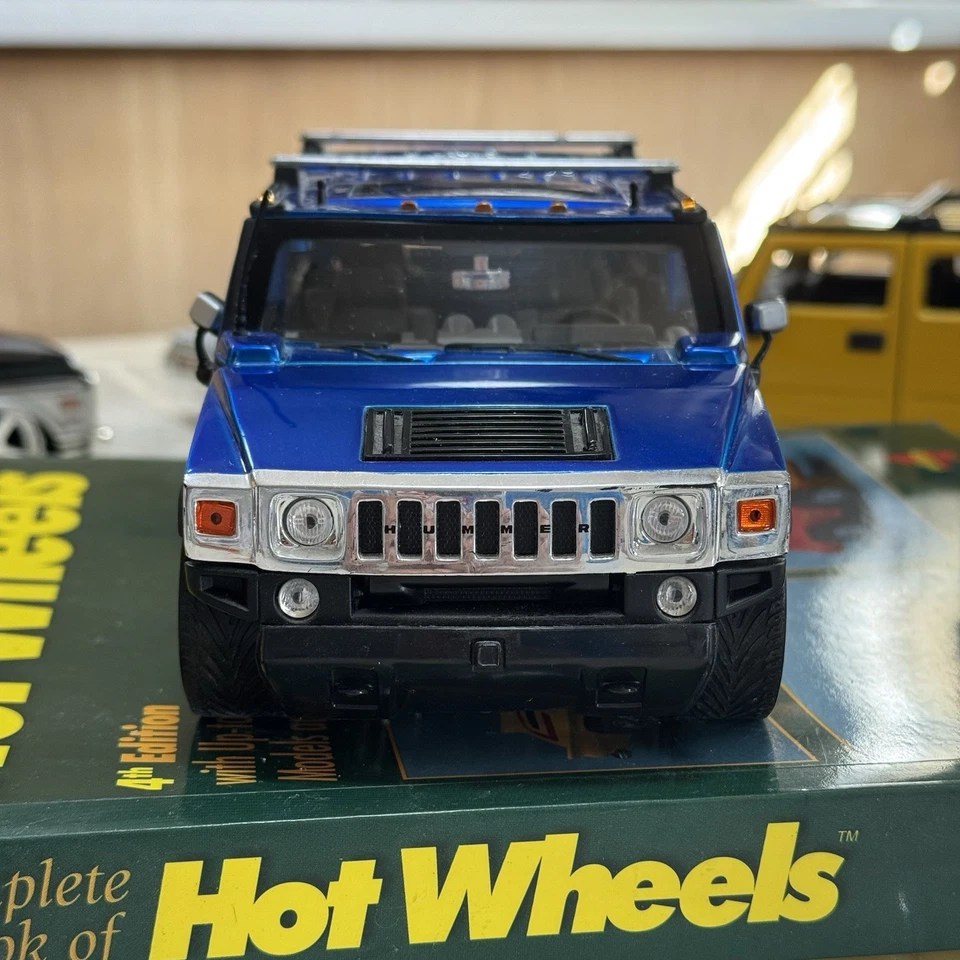 JADA Toys масштаб 1/24 - DUB City 2003 синий Hummer H2 литой с спиннерами - Изображение 2 из 4