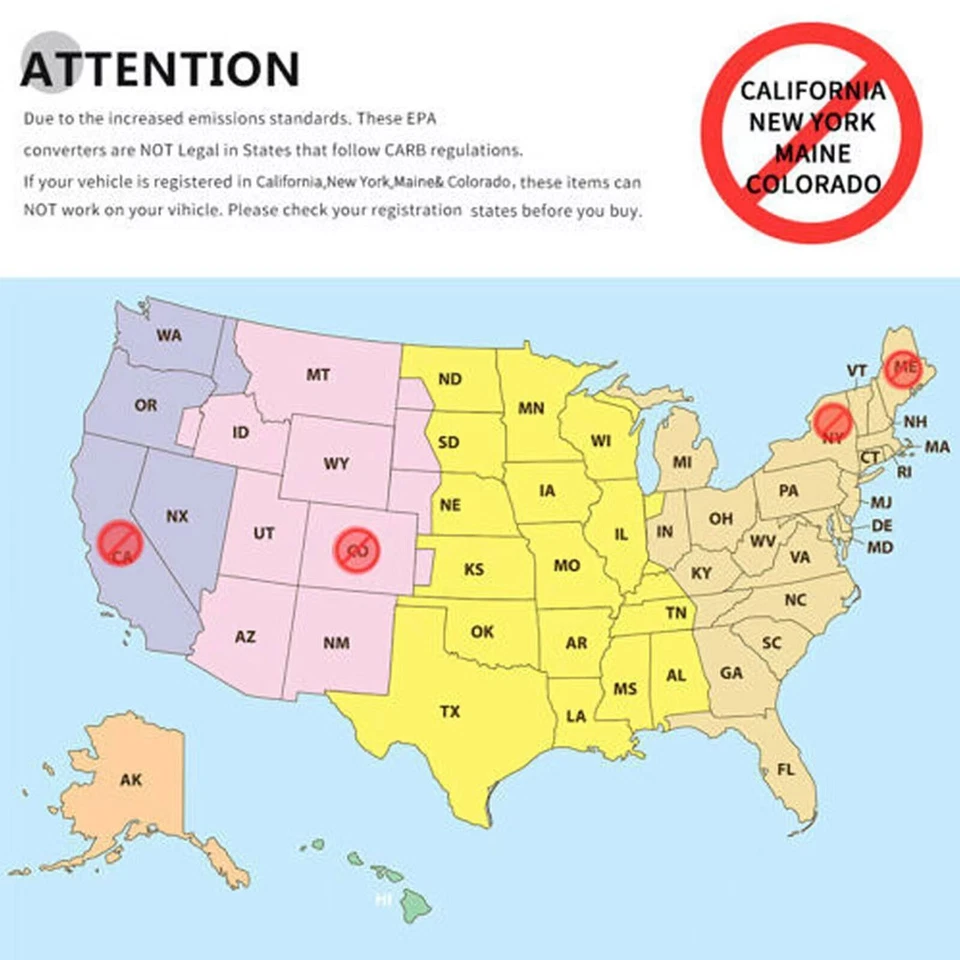 For Dodge Grand Caravan / Avenger / Journey 3.6L Catalytic Converter 2011-20 Foto 2 de 4