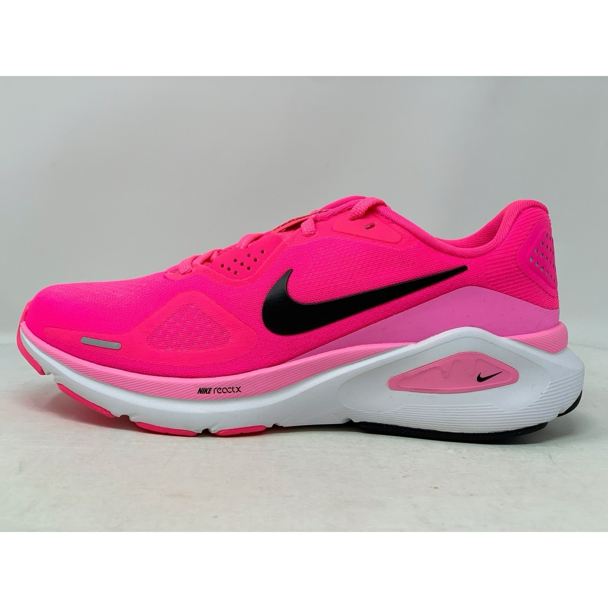 Nike ReactX Zoom Run Structure 26 Hyper Pink Sneakers, Size 7.5
