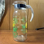 Pyrex Lemon & Lime Slices Juice Pitcher Carafe  Vtg no lid
