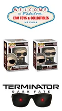 Funko Pop! Movies: Terminator Dark Fate - Sarah Connor And  T-800 2 Pop! Combo