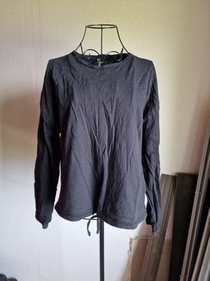 Basic Langarmshirt Gr. L Page One Schwarz Damen Langarm-Shirt