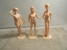 Vintage Marx Campus Cuties lot of 3 figures