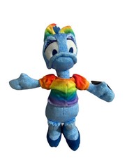 Disney Daisy Duck Plush Toy 8" Rainbow Collection Pride Blue New 2022