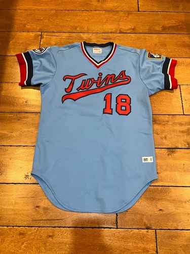 1986 Minnesota Twins Jersey Alejandro Sanchez GAME USED WORN VINTAGE RARE