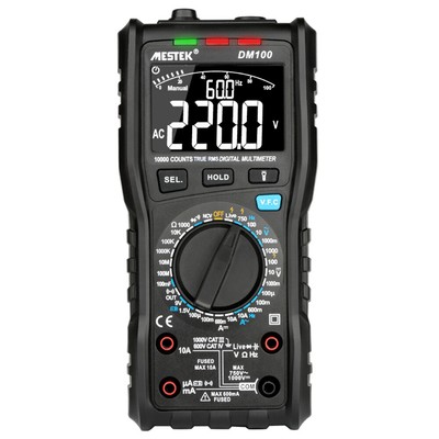 MESTEK 10000 Counts True RMS Multifunctional Digital Multimeter Measuring I2P4