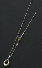 Tiffany & Co Elsa Peretti Open Teardrop 925 Silver 7.8'' Bracelet *Chain Broken*