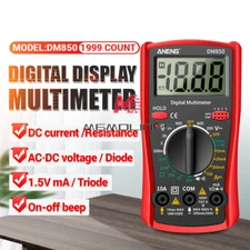 DM850 Digital Multimeter 1999 Professional Multi Tester Voltmeter Ammeter 600V