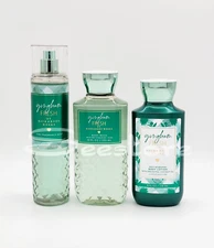 Bath & Body Works Gingham Fresh Body Mist Shower Gel & Body Lotion Set of 3