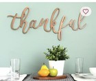 Spritz Thankful Fall Holiday Banner Thanksgiving Decor 5’ Long  With Tie New