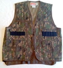 Vintage TREBARK Camo Camouflage Turkey Hunting Vest by Winchester Spring Gobbler
