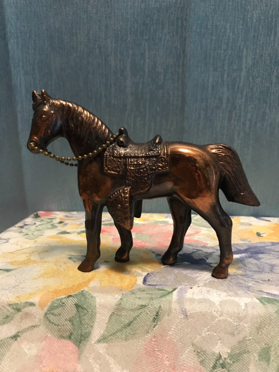小物入れ ARTDECO vintage Horse bronze Vintage Japanese Bronze Running Horse Statue ~ 25