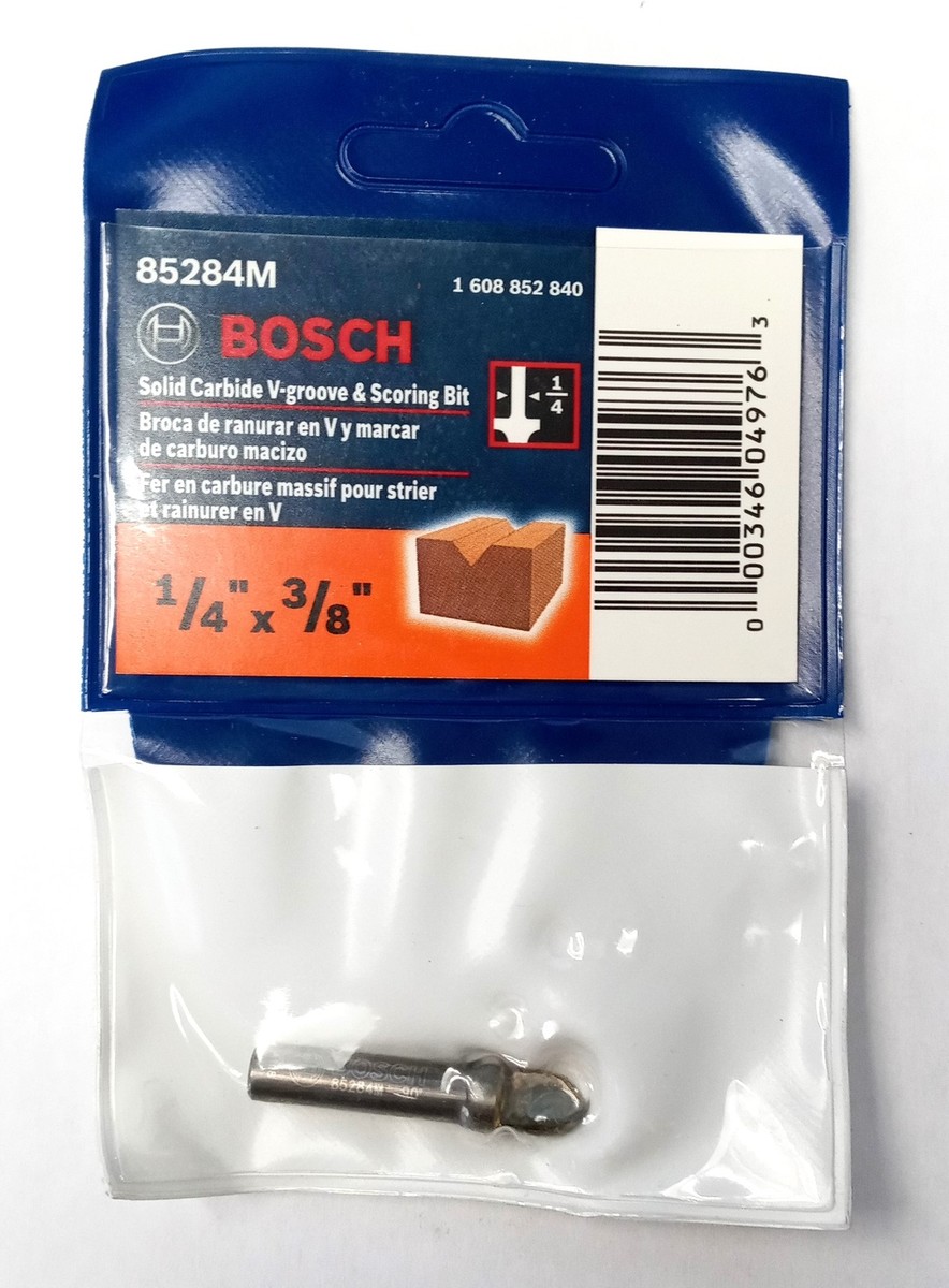 Bosch 3/8-in Carbide-tipped V-groove and Scoring Router Bit Bosch 3/8-in Carbide-tipped V-groove and Scoring Router Bit