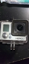 GoPro Hero 3 Action Camera - Silver- good condition, With battery 