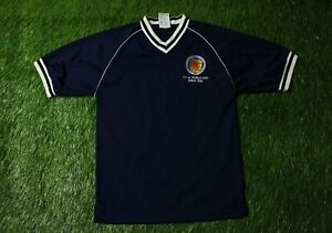 Scotland National Team 1982 1985 Football Shirt Jersey Home Score Draw Replica Ebay