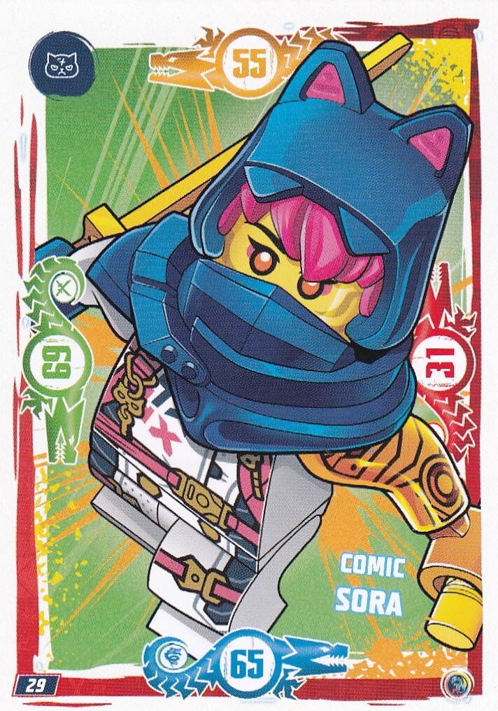 Lego Ninjago Serie 9 TCG Karte Nr. 29 Comic Sora | eBay