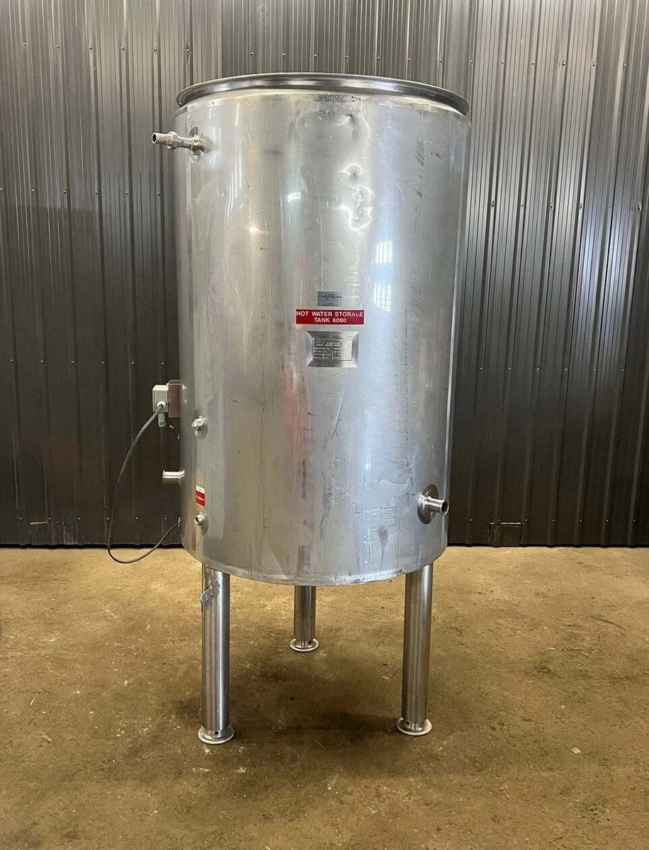 400 GALLON STAINLESS STEEL TANK, ELECTRICALLY HEATED JACKET | eBay