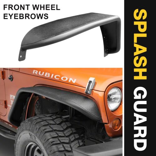 4PCS Black Textured Metal Tubular Fender Flares For 2018-2024 JEEP WRANGLER JL - Picture 12 of 15